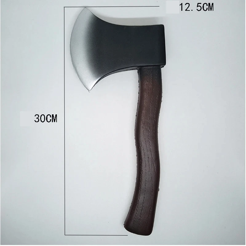 1:1 Cosplay Fire Axe Stage Prop toy Role Playing Cos Axe PU axe Model Kids Toy Puzzle Education 30cm