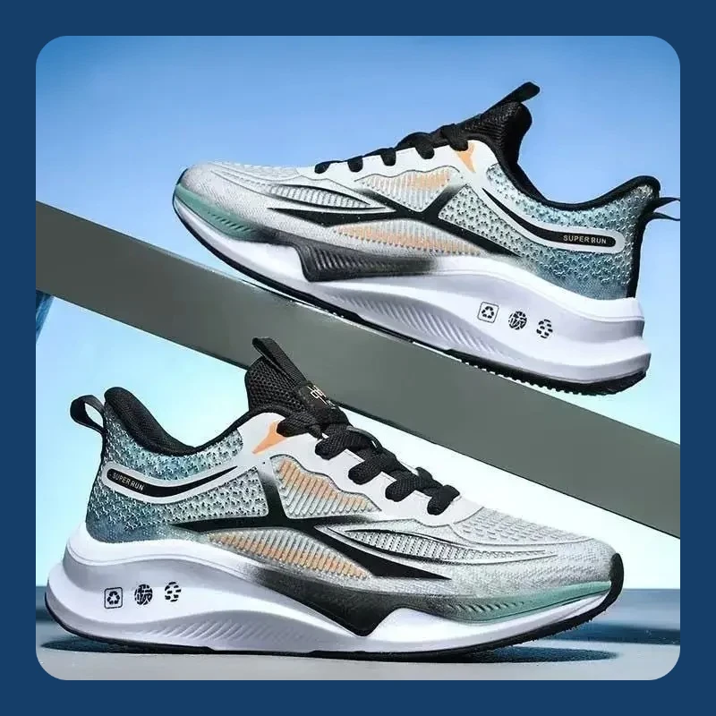 

Новые кроссовки для бега, летние кроссовки Tenis Masculino, новые кроссовки для студентов средней школы, амортизирующие кроссовки, мужская обувь