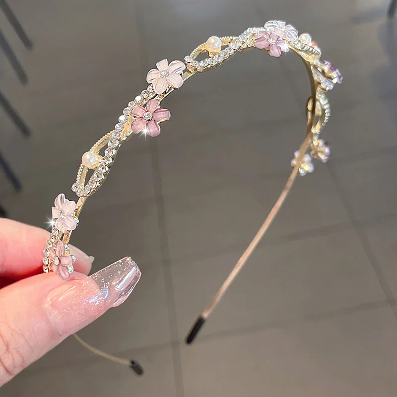 

1 шт. винтажная повязка на голову с жемчужными цветами, женственная повязка с цветами, очень изящная повязка на голову