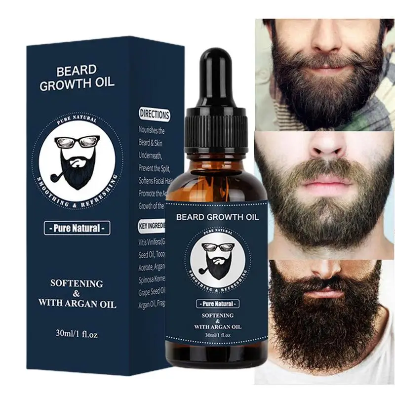 

30ml Natural Shine Soften Beards Oil For Men Beard Care Beard Growth Oil Moisturizing And Conditioning Oil Beard Growth Essence