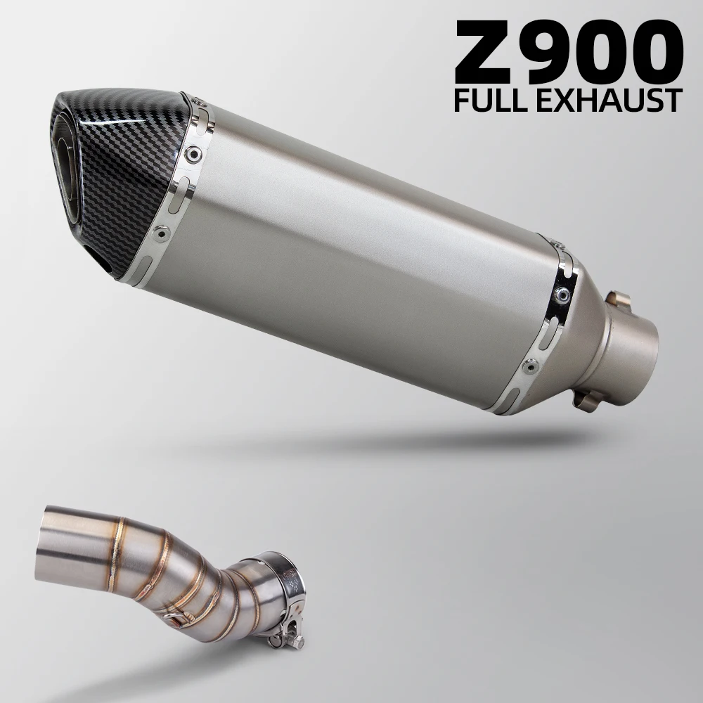 

Slip On Line For Kawasaki Z900 Z900SE 2017 2018 2019 2025 2026 Motorcycle Exhaust Tail Pipe With 370MM Muffler With DB Killer