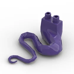 MOC 10PCS 99778 Snake Lower Hard Building Blocks Part Head 98140 98154 Bricks Assemble Particle Toy Children Birthday Kid Gifts