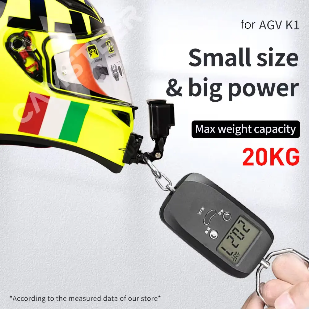 for AGV K1 K1s Helmet Custom Aluminium Chin Mount for GoPro Hero 12 11 10 9 Insta360 X4 X3 Ace pro DJI Action 5Pro 4 3 Camera