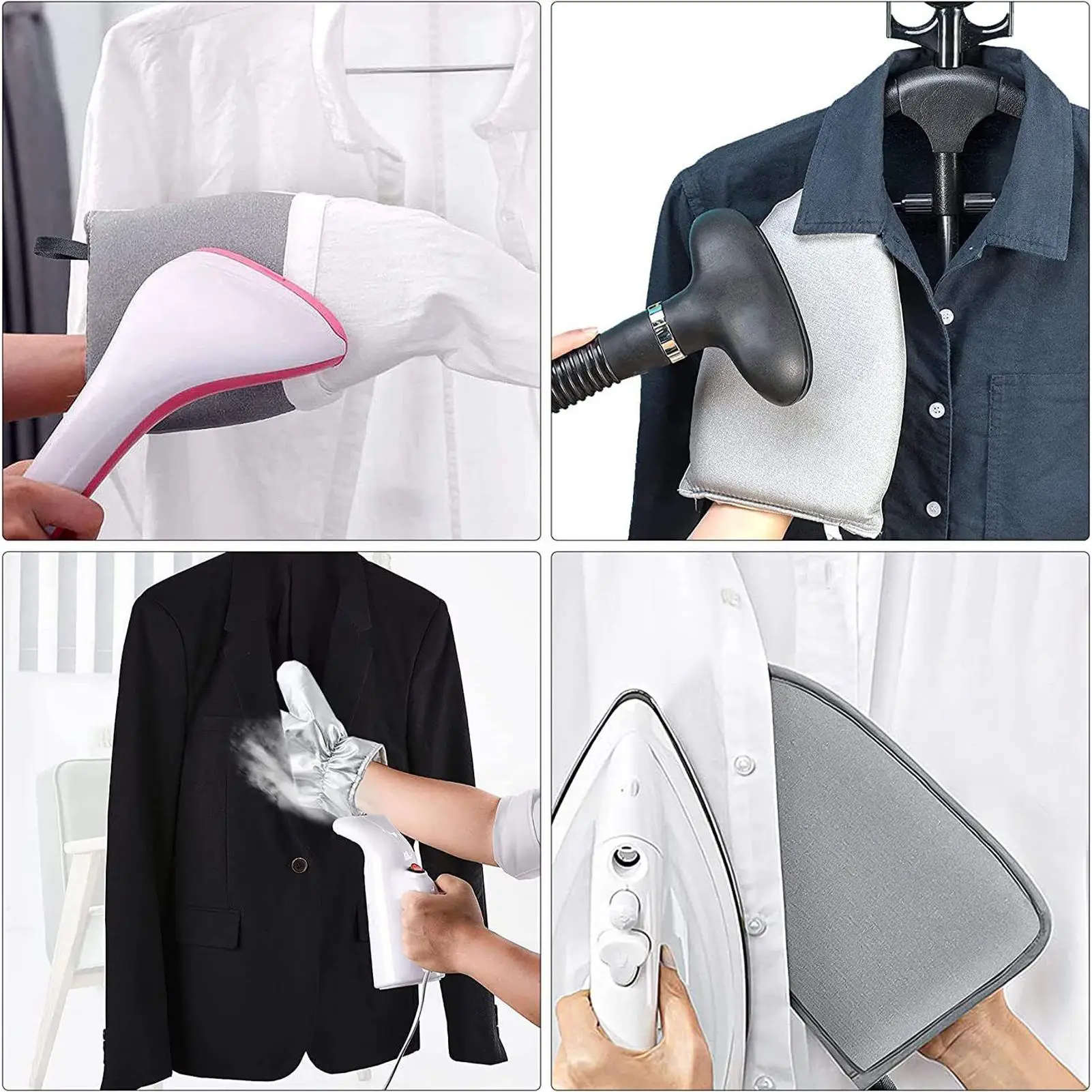 Steamer Gloves For Steaming Clothes Handheld Garment Ironing Board Mitt Steamer Accessories For Professionals Home Dry Cleaners