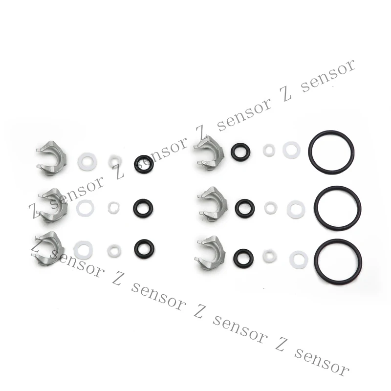 Z+ 6Pcs Fuel Injector Repair Kit O-Ring Seal For For Audi Q7 VW Passat Touareg 3.6L