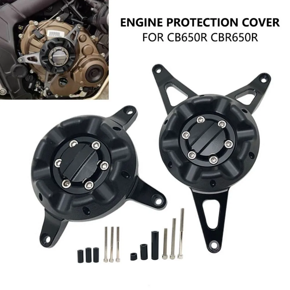 

Мотоцикл для Honda Engine Case Saver Cover Guard Crash Pad Frame Slide CB650F CBR650R CB650R CBR650F 2014-2020