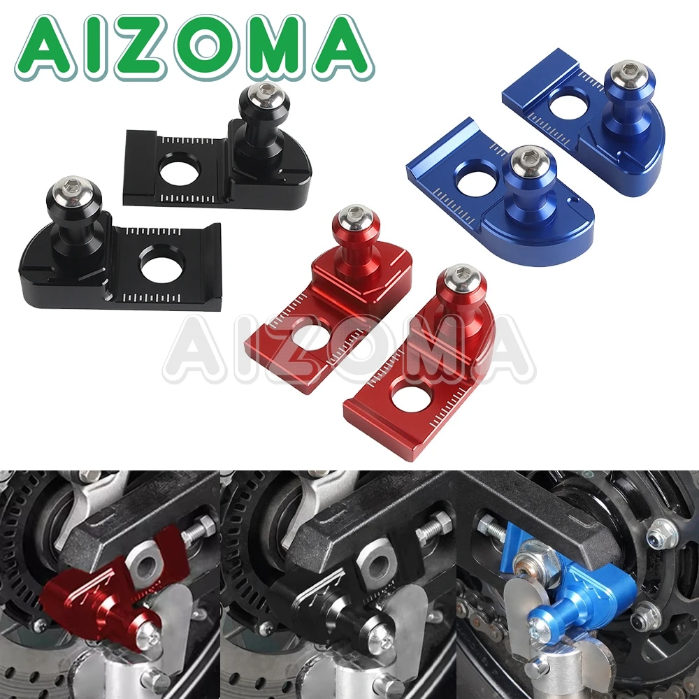 Chain Adjuster Blocks&Swingarm Spools For Yamaha Tenere 700 XTZ 700 Tenere 700 Rally Edition XSR900 Anniversary FJ09 Tracer 900