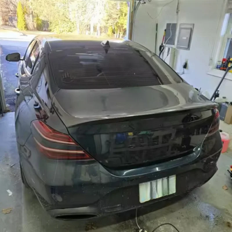 

Hot Suitable for Genesis G70 carbon fiber trunk lid EPA model replacement part