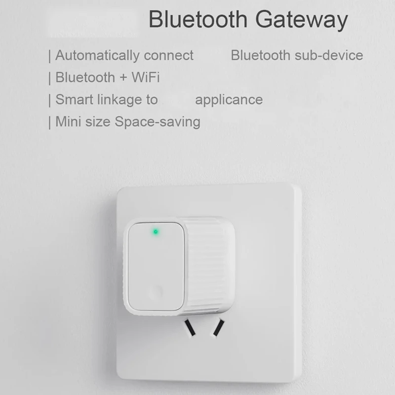 Bluetooth Gateway Hub Compatible WIFI Remote View Data Sub-Device Smart Linkage Home Device Work With Mi Home US-Plug