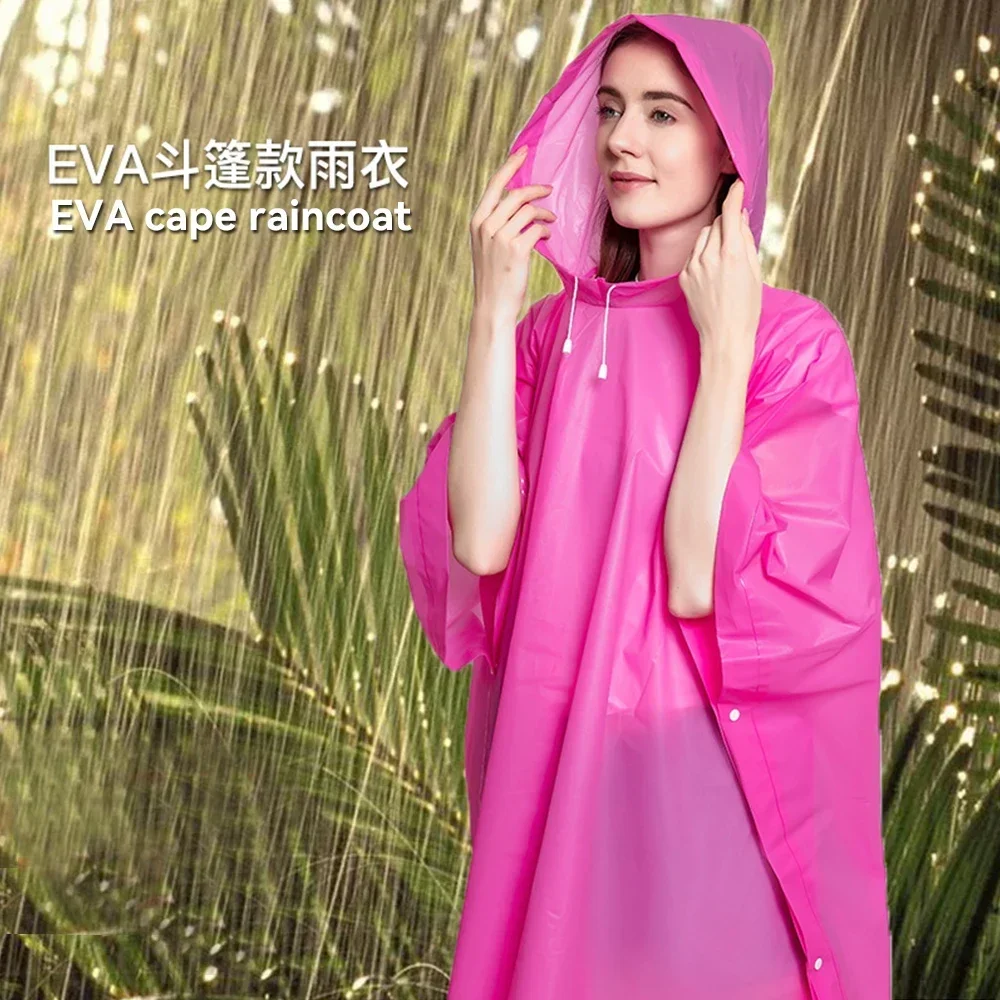 Adult Men Women Children Raincoat Non Disposable Thickened Outdoor Travel Climbing Waterproof Rain Gear Hiking Raincoat