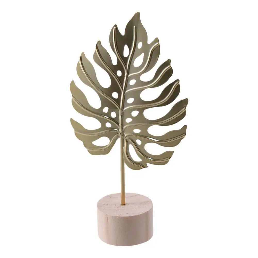 New Golden Ginkgo Leaf Decorative Ornaments Ginkgo Biloba Ironwork Home Decoration Ornaments Room Decoration Home