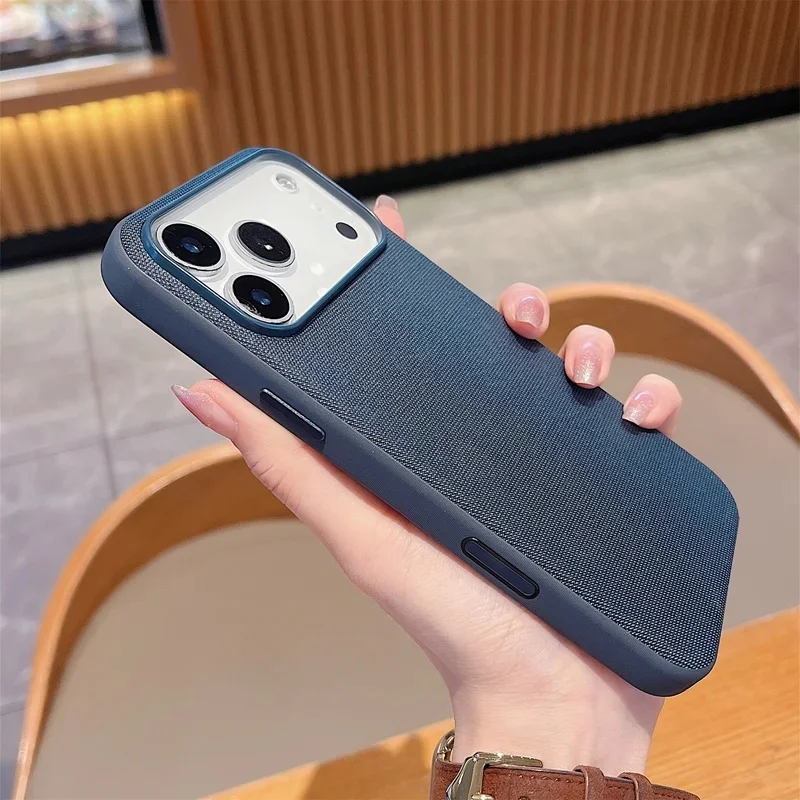 Original Technology Woven For Magsafe Magnetic Phone Case For IPhone 18 Promax 17 16 15 14 13 Pro Max Animation Shockproof Cover view 3