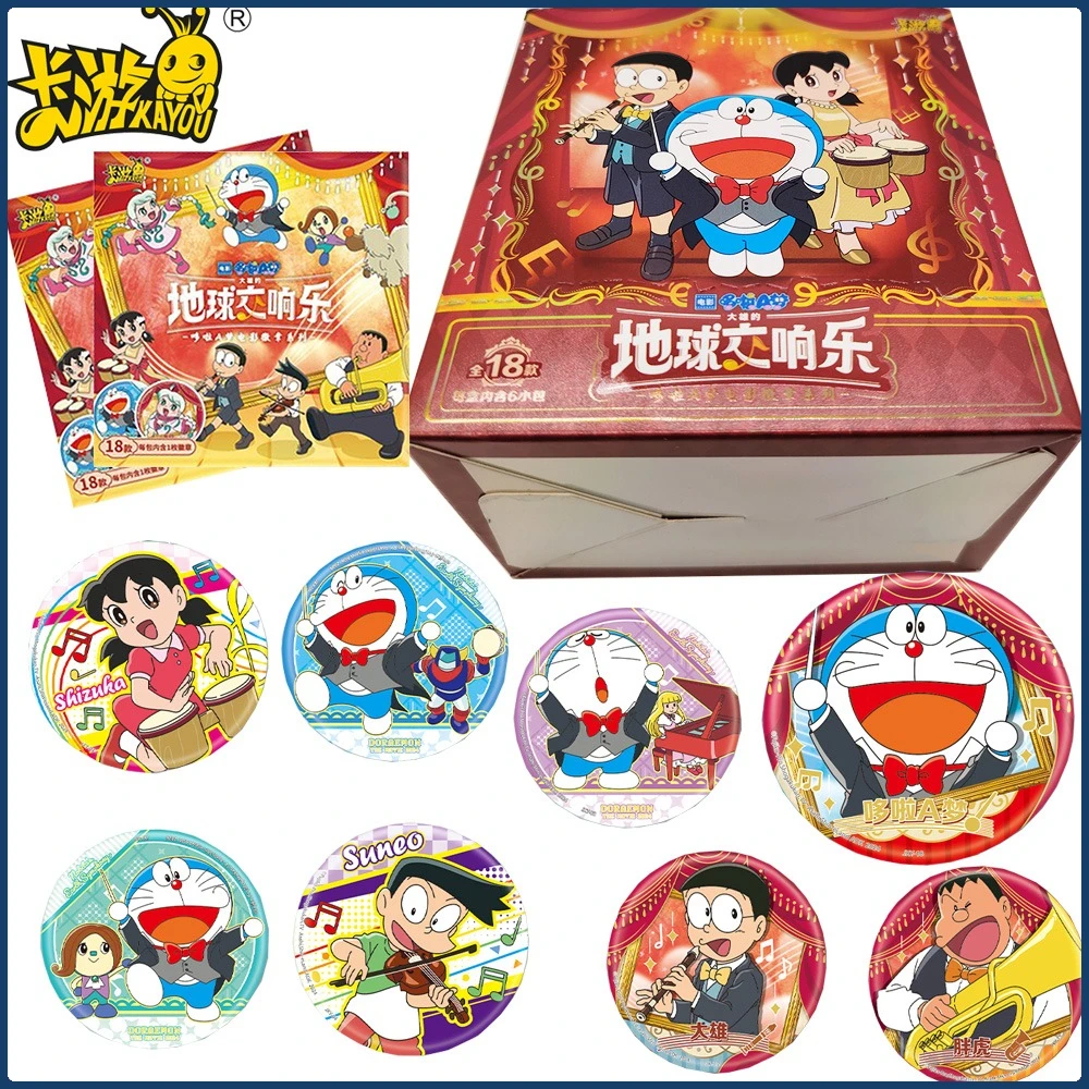 

KAYOU Doraemon Anime Peripheral Collectible Badge Cartoon Customize Backpack Pendant Decorative Accessories Kids Exquisite Gifts