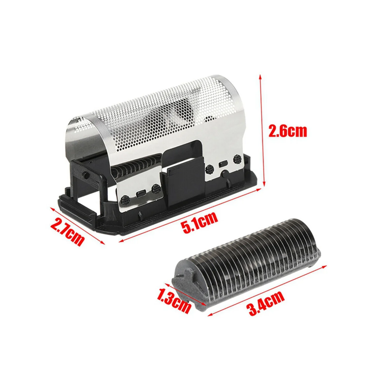 Substituição Shaver Head Linear Screen, Folha e cortador, apto para Braun 211 230 235 240 245 250 260