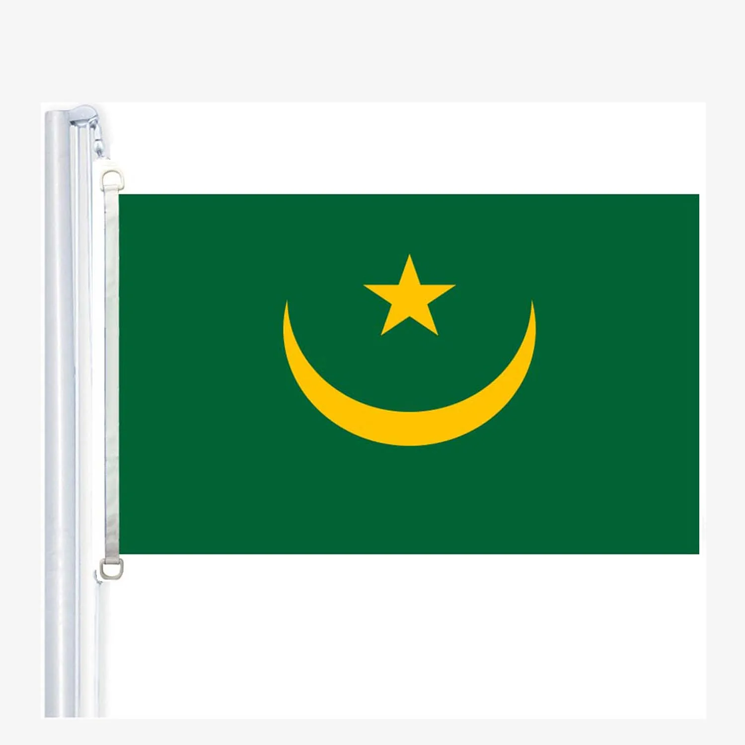 

Mauritania flag,90*150CM ,100% polyester, banner,Digital Printing