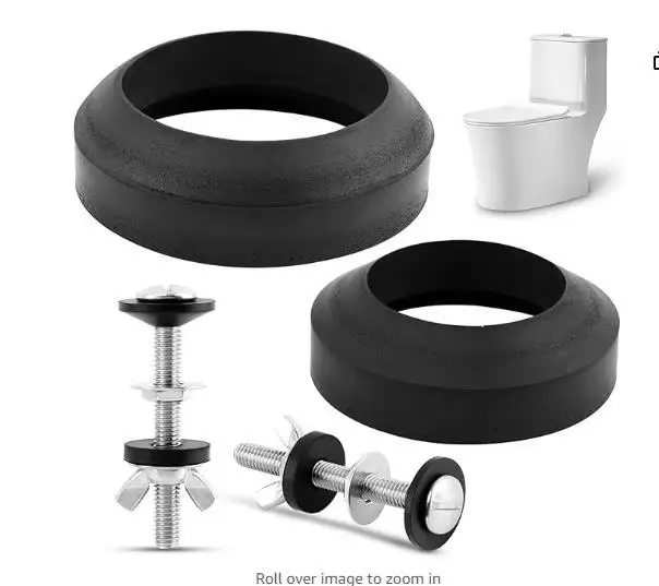 

1Set Heavy Duty Toilet Tank Bolts Extended Screws Rubber Washers Replacement Repair Parts Bathroom Hardware Toilet Tank Parts