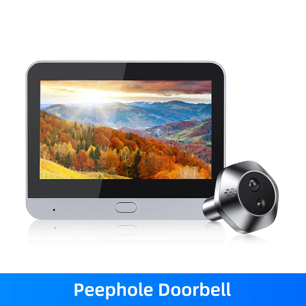 Wsdcam-Sonnette vidéo WiFi 1080P, sonnette de porte intelligente Tuya, interphone audio bidirectionn