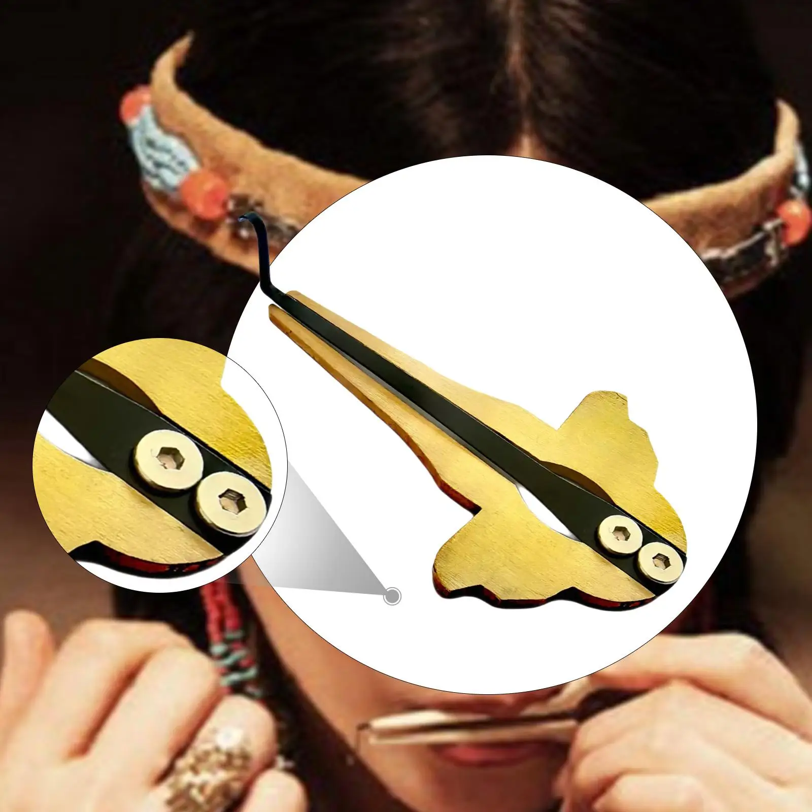 Russian Jaw Harp Professional Portable Easy to Play Ethnic Gift Creative Mouth Musical Instrument for Beginners Adults Children