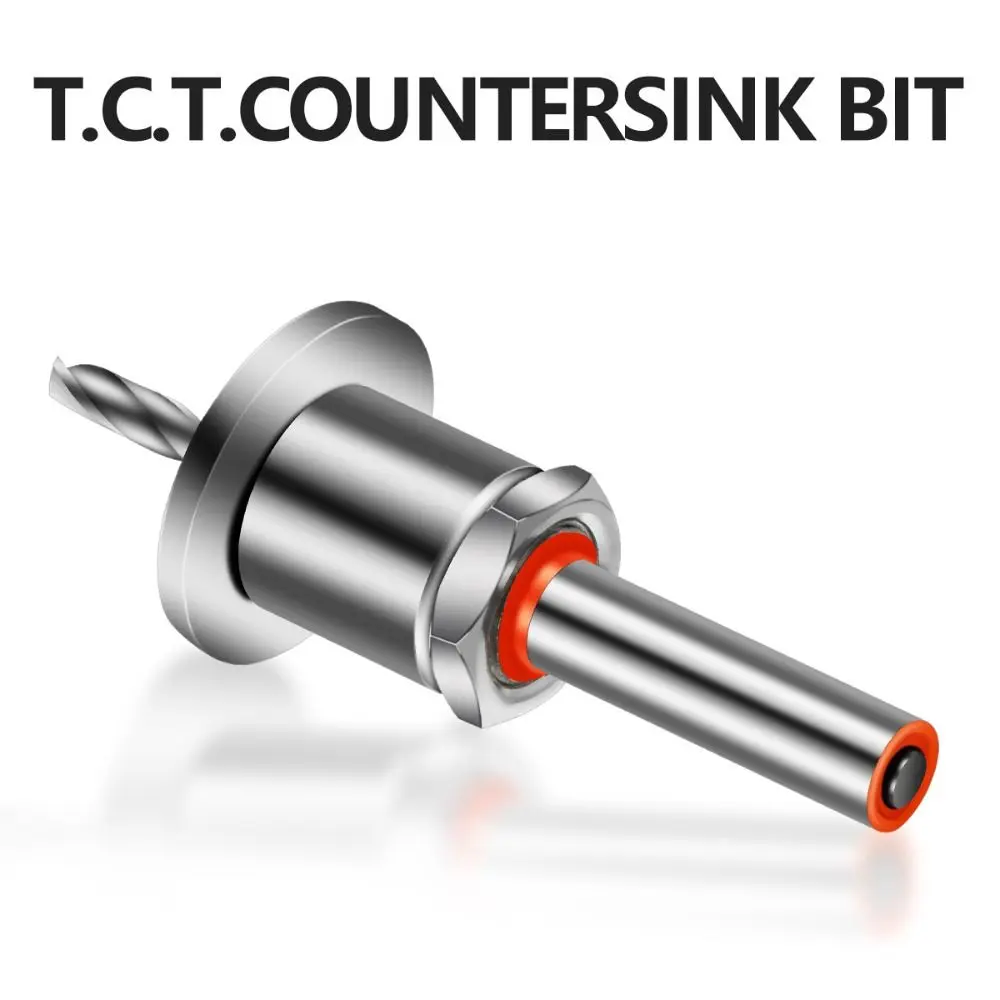

Durable Core Limiter Drill Bit 8mm Shank Alloy Countersink Drills Hole Opener Woodworking Tool