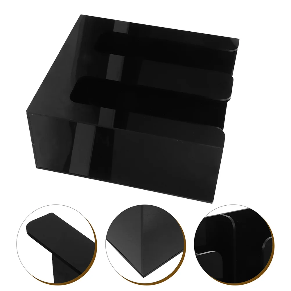 

Paper Cup Holder Wear Resistant Coffee Bar Counter Cup and Lid Organizer Tabletop Dispenser for Home Office Cafe