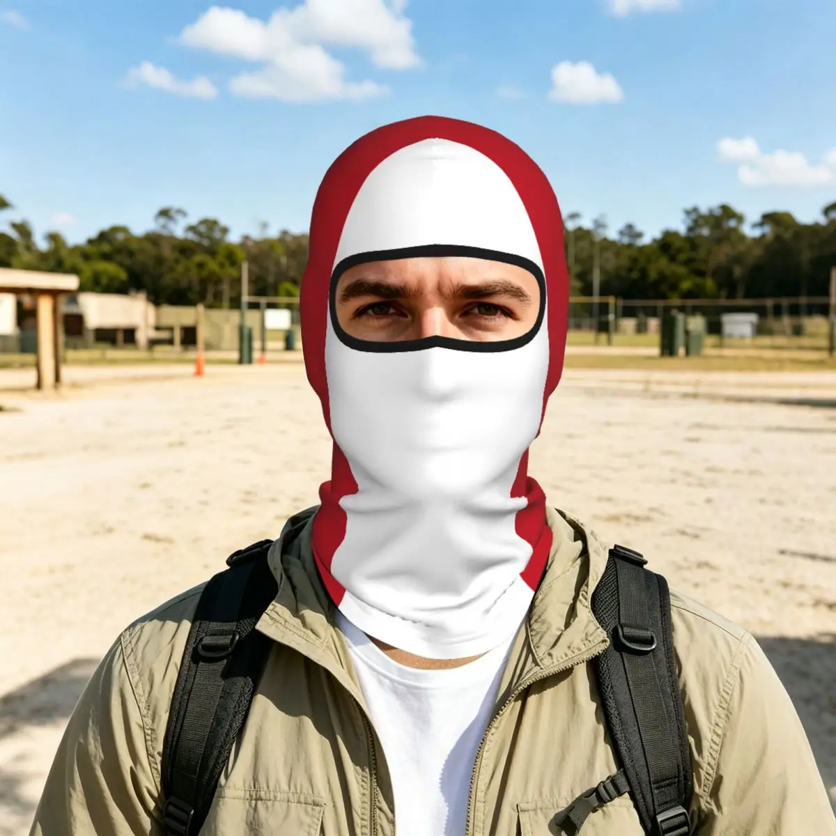 Peru Flag Outdoor Cool Sunscreen Motorcycle Face Mask Moto Biker Wind Cap Mask Stopper Windproof Bicycle Cycling Headgear