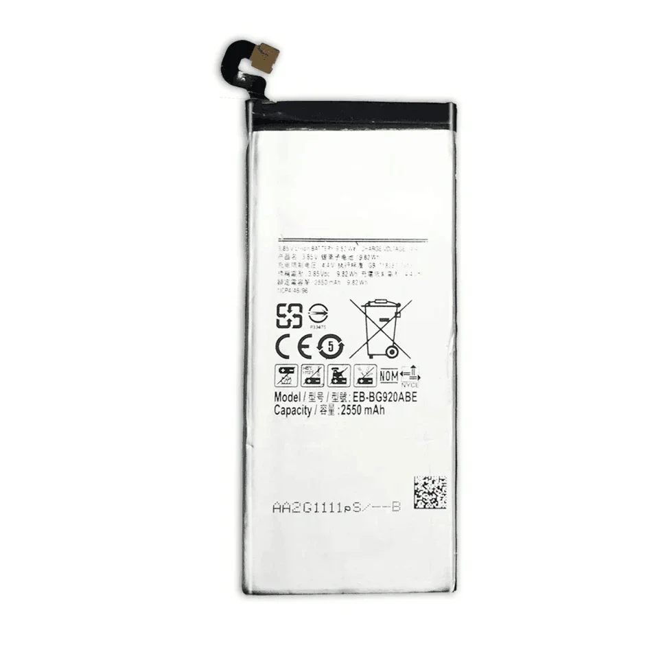 EB-BG920ABE EB-BG920ABA 2550mAh Battery For Samsung Galaxy S6 G9200 G9208 G9209 SM-G920F G920I G920 G920V/T/F/A