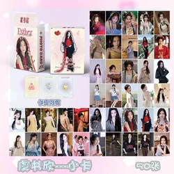 50 Pcs/Set Esther Yu Shuxin Laser Lomo Card My Journey To You Yun Weishan Holographic Photo Cards