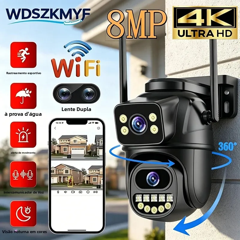4k-8mp-wifi-カメラ屋外-3x-ズーム-ip66-防水デュアルレンズ-ptz-カメラ自動追跡ホームセキュリティモニタリング