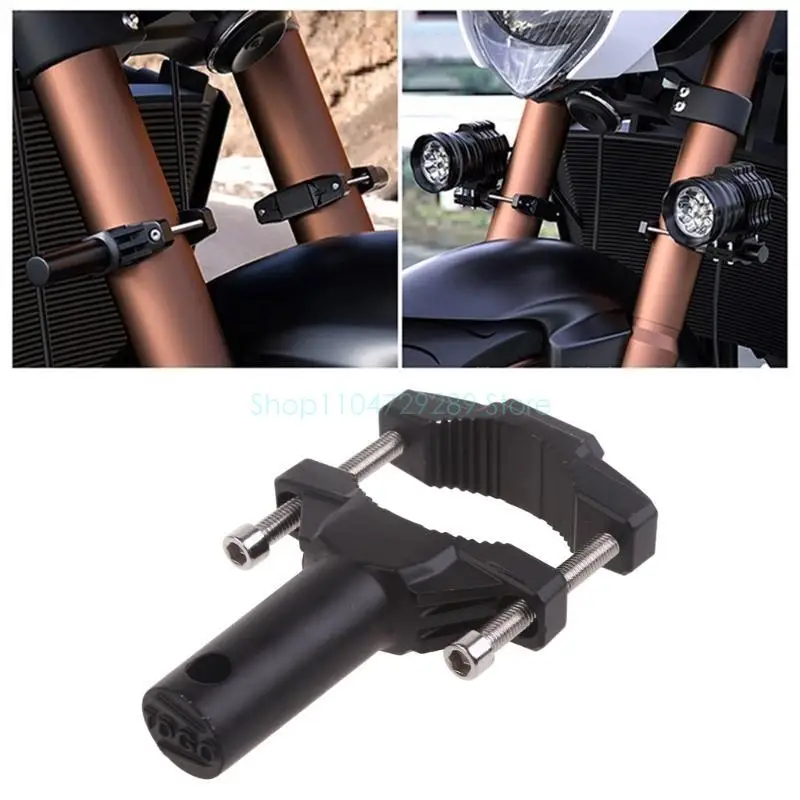 

Держатель фары Универсальный кронштейн для крепления фонаря для мотоцикла Регулируемая подставка для фар/прожектора для моделей бампера и рамы