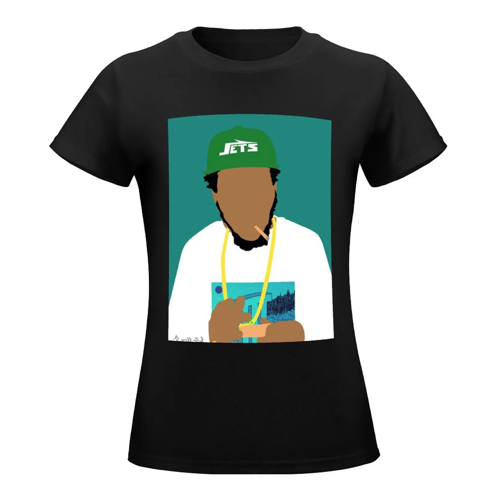 Curren$y T-Shirt vintage clothes lady clothes graphics white t-shirts for Women