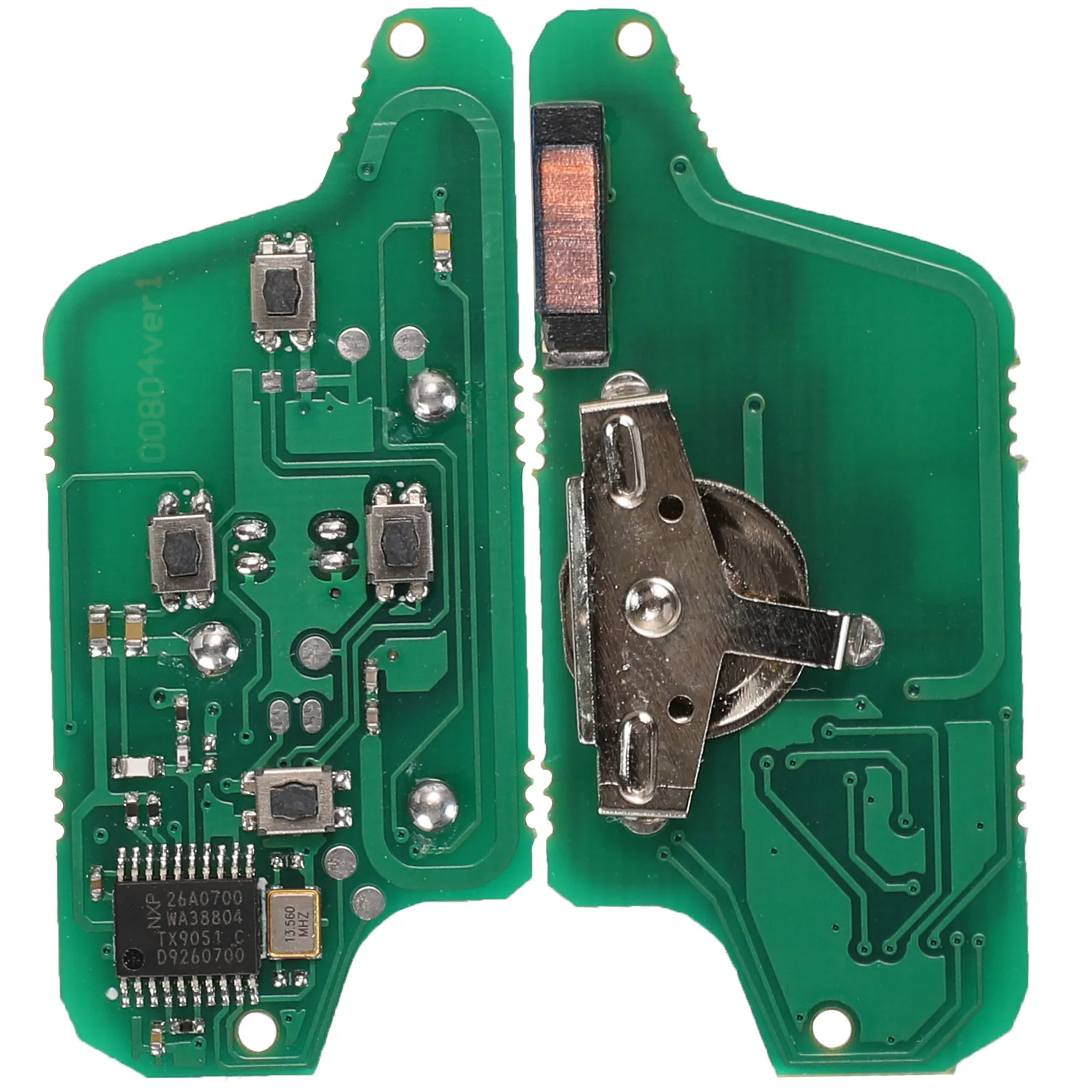 Jingyuqin 2/3 Tasten ASK/FSK Fernbedienungsschlüsselplatine für Peugeot 207 408 307 308 408 Citroen C2 C3 C4 Picasso ID46 CE0536/052