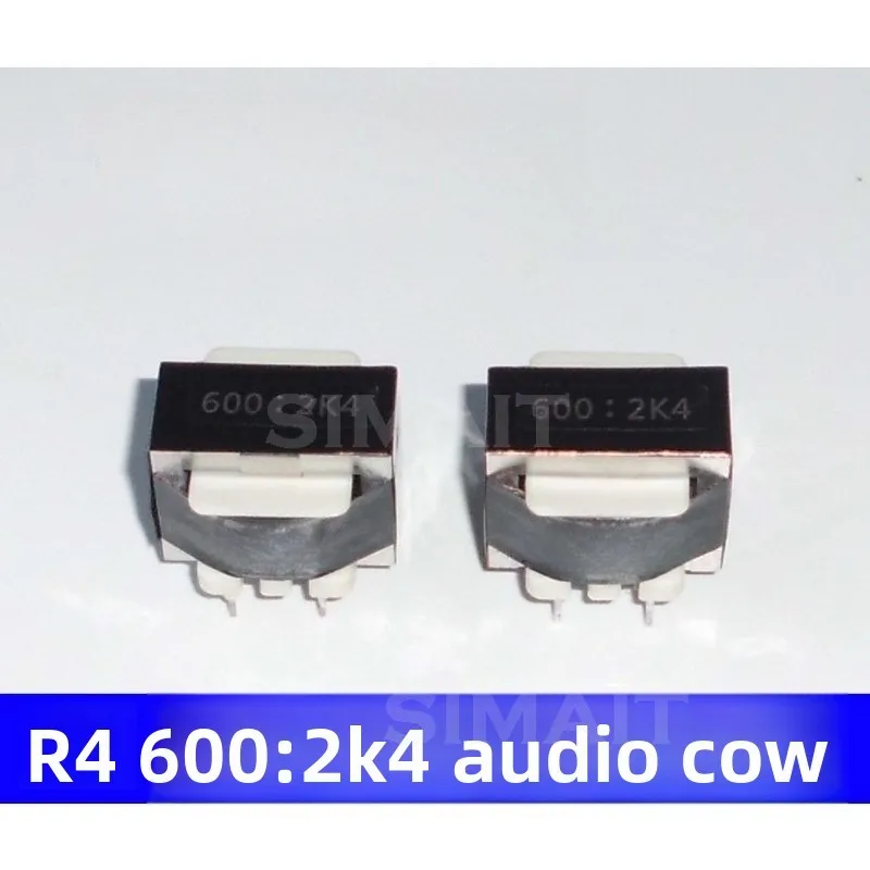 2pc R4 Audio Input 600 Ohms: 2K4 Step-up Signal Transformer 2 Times Voltage Amplification Balanced To Unbalanced Cow