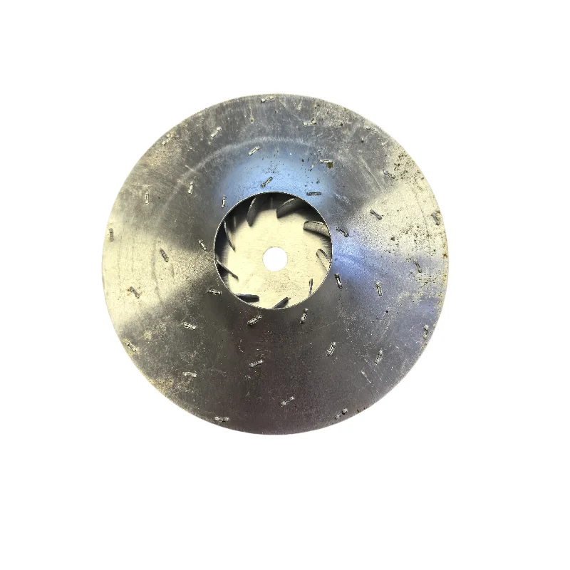Vacuum Cleaner Parts aluminum motor impeller fan blade 9 blades 112mm diameter 8mm hole