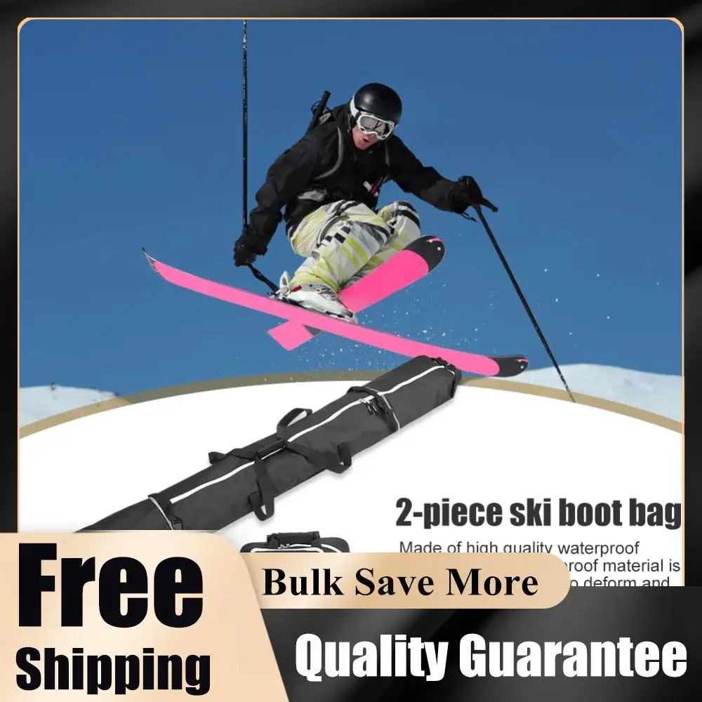 Juego de 2 Bolsas para Esquí, Impermeables, Acolchadas, para Botas y Equipo de Esquí, para Hombre y Mujer