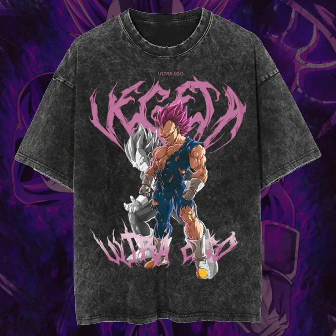 Ropa de calle Harajuku y2k, camisetas góticas de lavado pesado con gráficos de Anime, camiseta gótica de gran tamaño, ropa para mujer y hombre