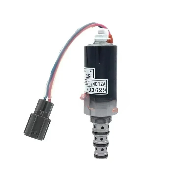 

YN35V00004F2 KDRDE5K-20/30C12A-101 Walking Rotary Solenoid Valve SK200-2 Excavator