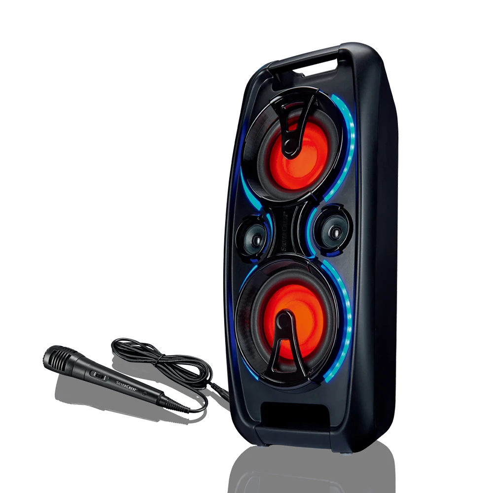 HiFI LED Light Led Light Karaoke Mic Bt Speakers Wireless Party Box 100 Party Speaker Bass Party Box Outdoor Wireless Speaker