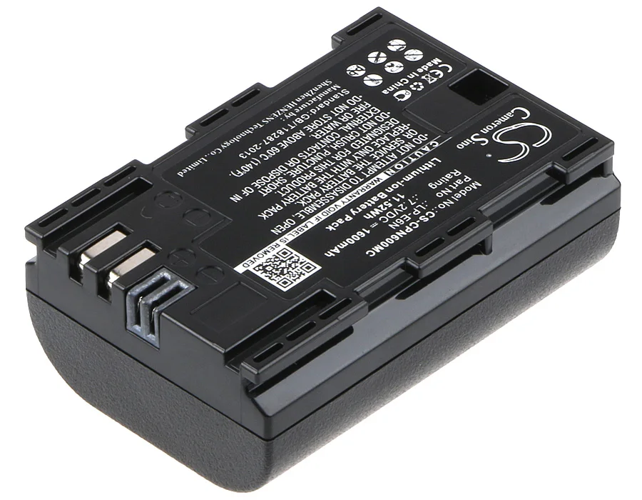 Battery for Tether Tools,Canon Air Direct (1600mAh / 2000mAh) 7.2V