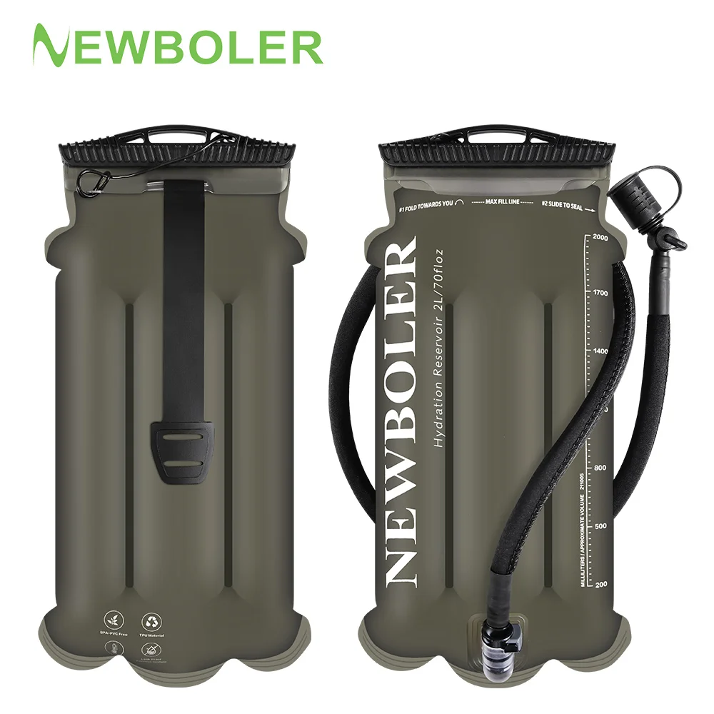 

NEWBOLER Изолированная сумка для воды Резервуар Увлажняющая сумка Сумка для хранения Бесфенол A-2L 3L Жилет для гидратации для бега Рюкзак