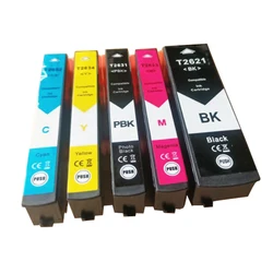 5x Compatible T2621 26 XL Black Colour Inks Epson Expression XP 700 710 720 610 520 610 510 605 800 810 820 Printer