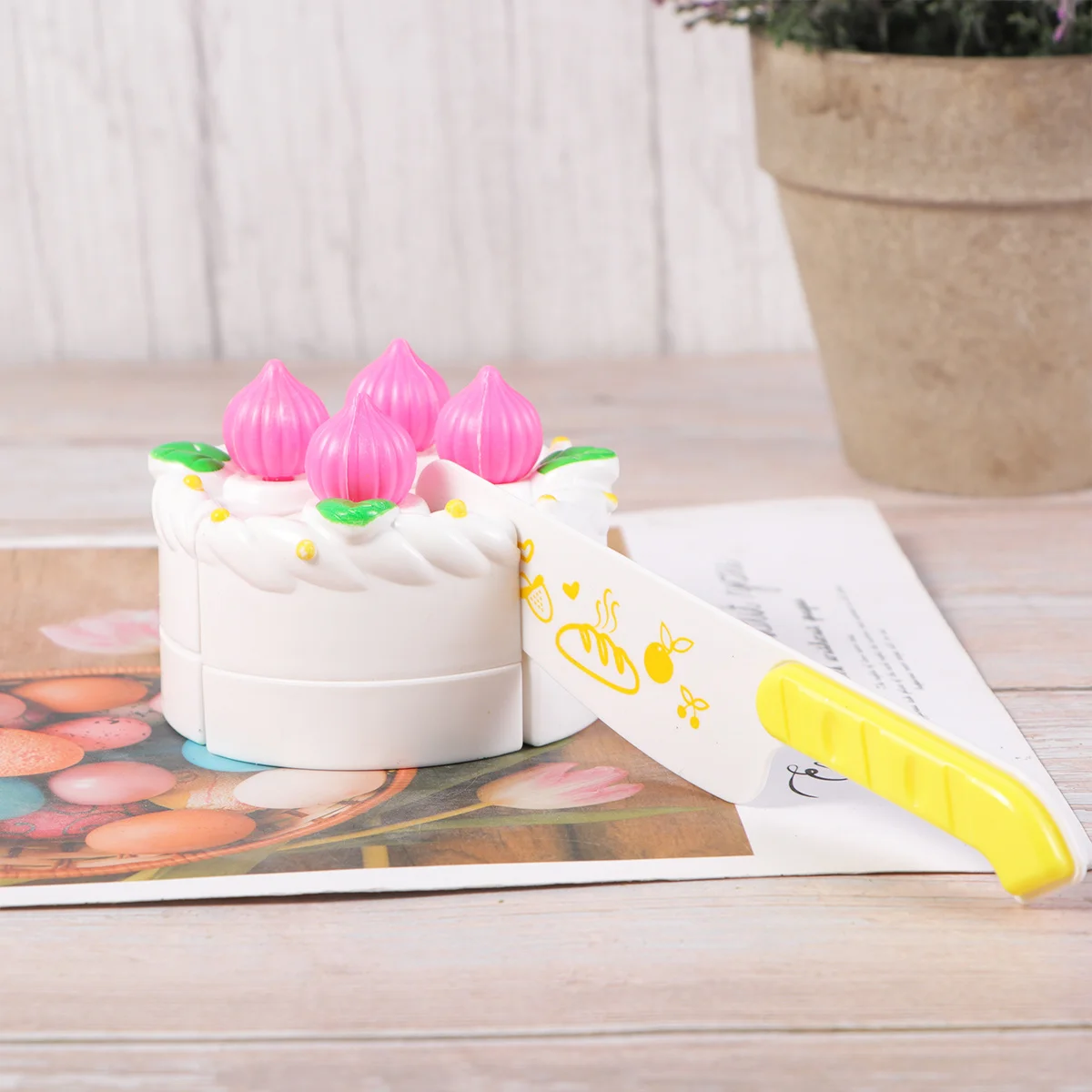 17 stuks simulatie cake donuts koekjes ijs dessert set plastic bestek voor kinderen snijden rollenspel educatief keuken spelen