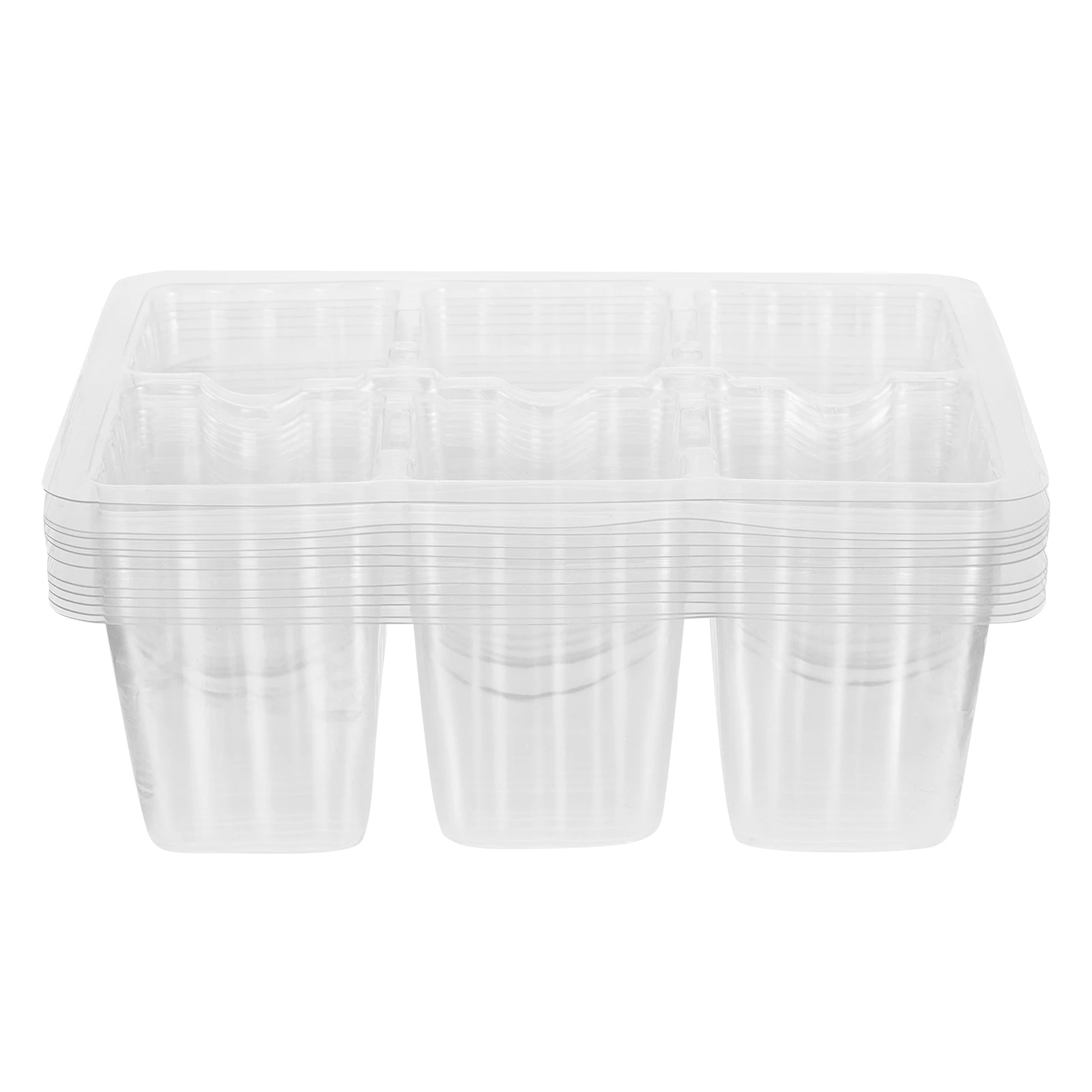 

10 Pcs Transparent Large Space Plant Sprouting Planting Case Pot Garden Planter Plastic Planting Case Home Growing