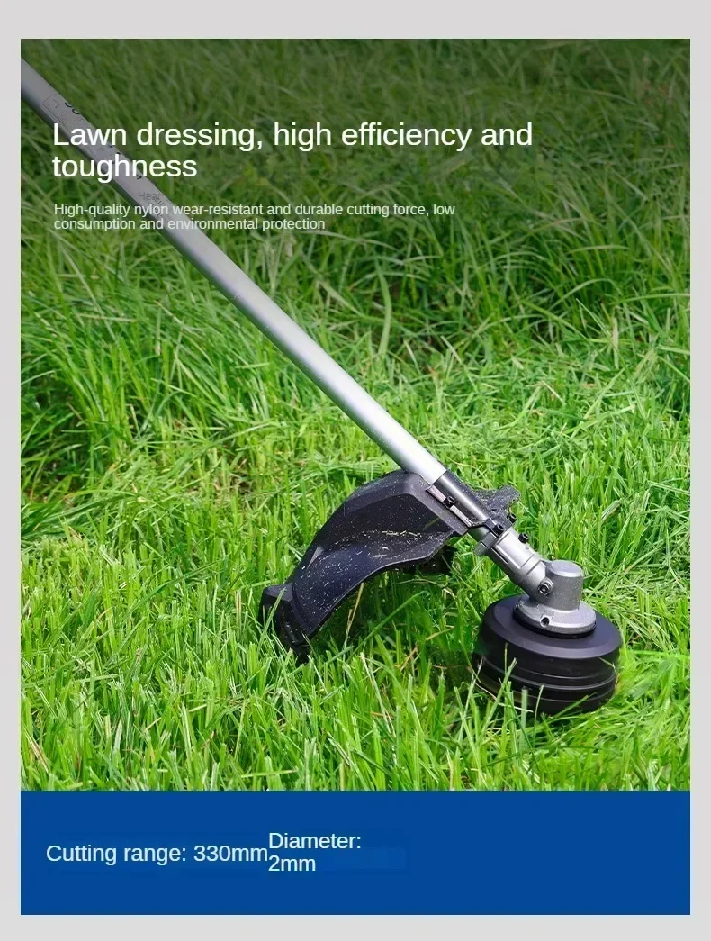 Powerful Lithium-Ion Battery Grass Trimmer and Edger for Small Lawns