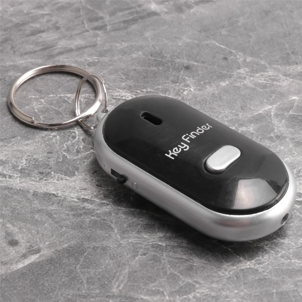 BVBV 2 шт., свисток, поиск потерянных ключей, мигающий звуковой сигнал, локатор, дистанционный брелок, светодиодное кольцо