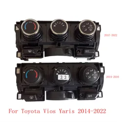 Air conditioning control switch panel button knob adjuster For Toyota Vios Yaris 2014-2022