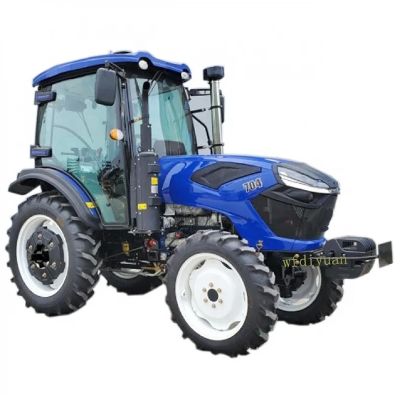 durable：DIYUAN  Chinese Farm Tractors Four Wheel Tractors With 4Wd Wheel 80Hp Tractors For Agriculture Used