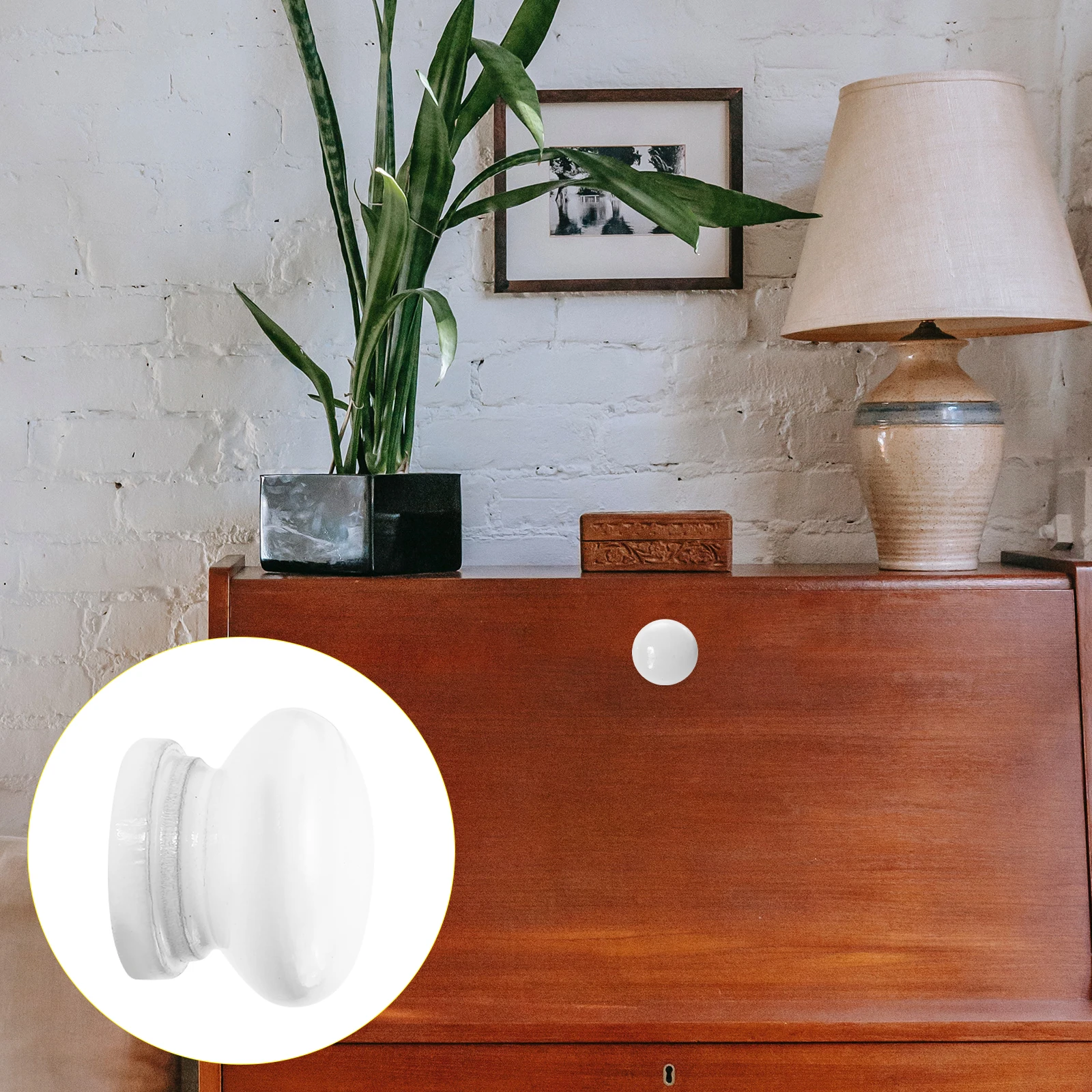 

20Pcs Solid Drawer Knobs H les Drawer Pulls White Smooth Furniture Pulls Cabinet Door Hardware Elegant Decorative