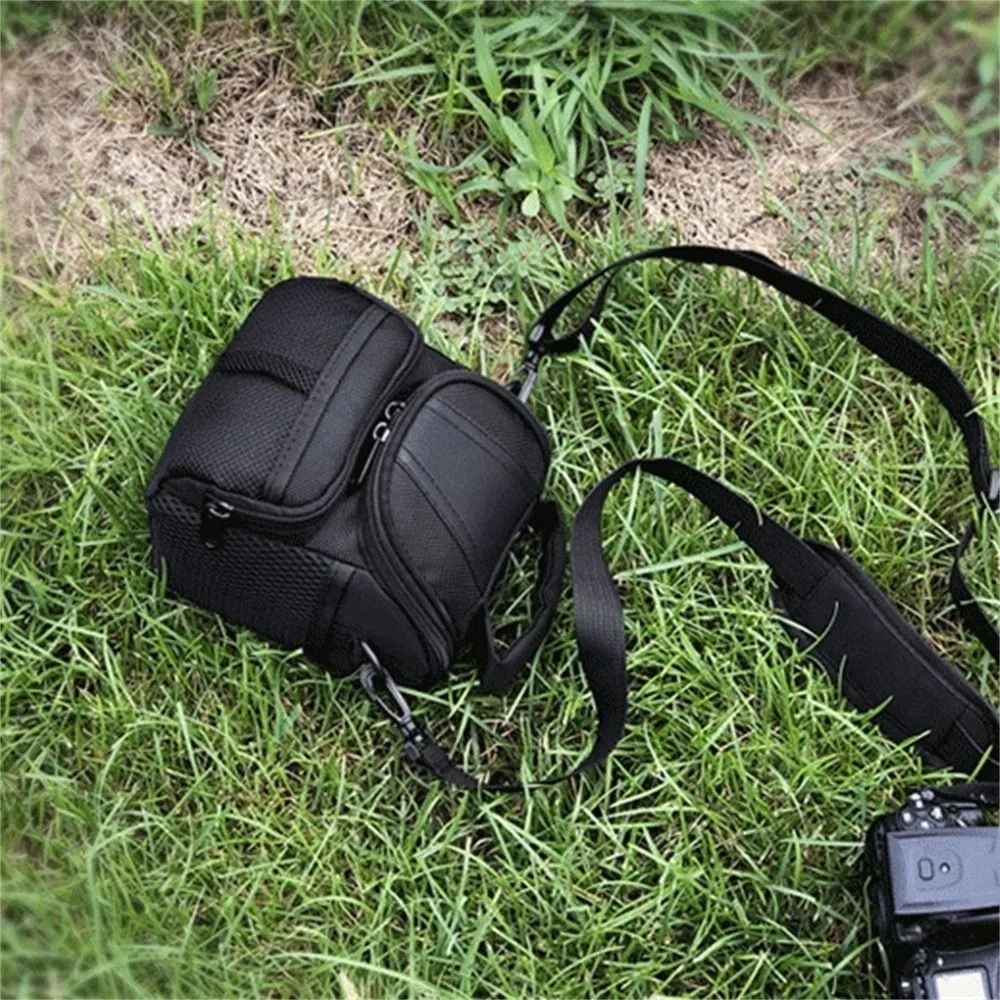 Single Shoulder SLR Camera Bag Shoulder Strap Scratch-proof Photography Bag Lightweight Zipper Camera Handbag Outdoor Travel