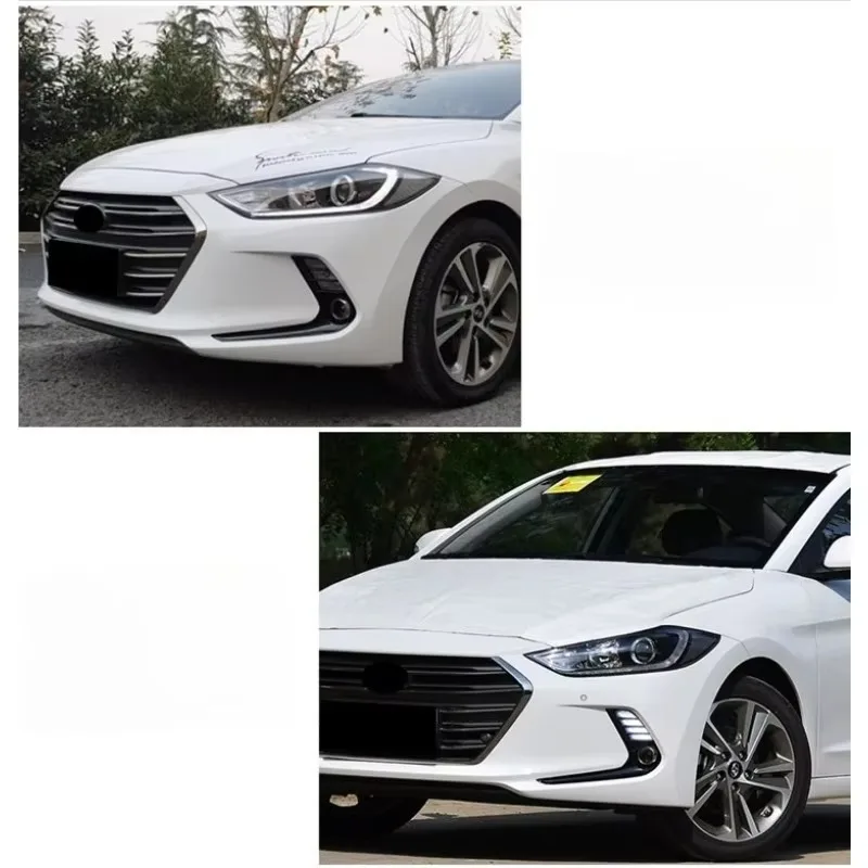 

Popu For 2016 2017 2018 86564F2000 86563F2000 Car Front Bumper Foglamp Foglight Trim Grille Cover Frame Lid Bezel Hyundai Elant