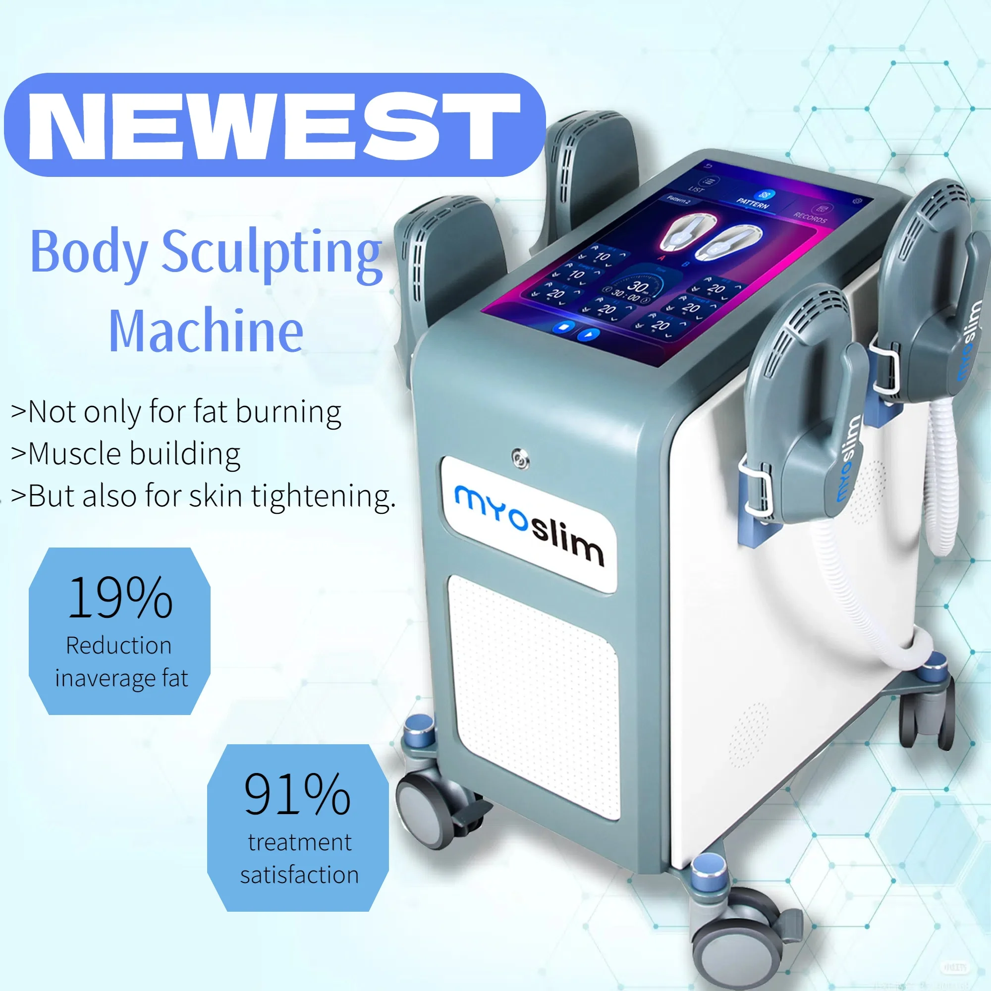 

EMS Simulates Exercise Effects Strengthens Muscles Aids In Weight Loss And Muscle Gain Tightens Skin And Shapes The Perfect Body
